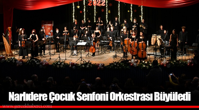 Narlıdere Çocuk Senfoni Orkestrası Büyüledi
