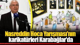 Nasreddin Hoca Yarışması'nın karikatürleri Karabağlar'da