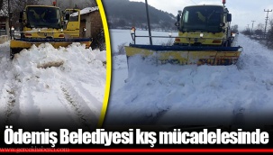 Ödemiş Belediyesi kış mücadelesinde