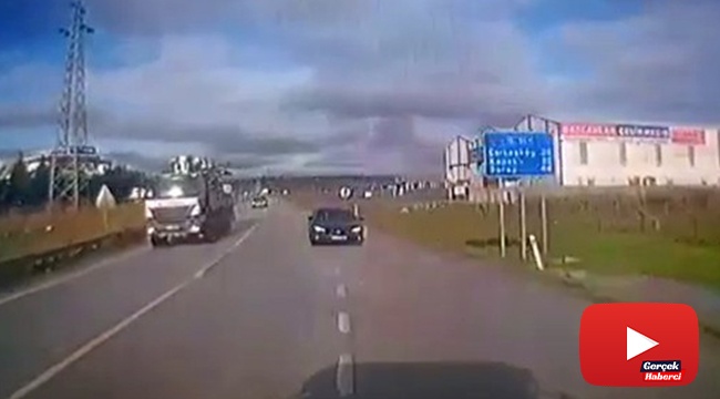 Ölümle burun buruna geldiler: Dehşet anları kamerada