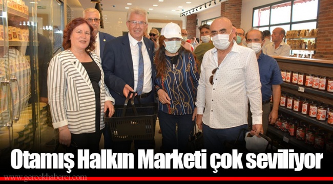 Otamış Halkın Marketi çok seviliyor 