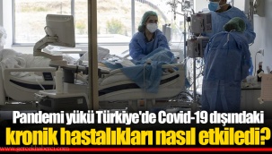 Pandemi yükü Türkiye'de Covid-19 dışındaki kronik hastalıkları nasıl etkiledi?