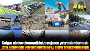 Salgın, afet ve ekonomik krize rağmen yatırımlar durmadı