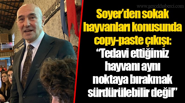Soyer’den sokak hayvanları konusunda copy-paste çıkışı: “Tedavi ettiğimiz hayvanı aynı noktaya bırakmak sürdürülebilir değil”