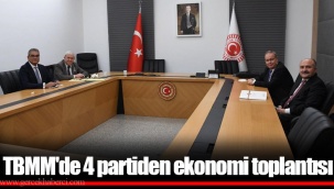 TBMM'de 4 partiden ekonomi toplantısı