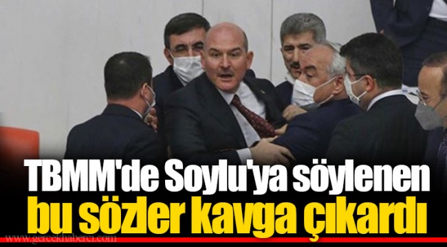 TBMM'de Soylu'ya söylenen bu sözler kavga çıkardı