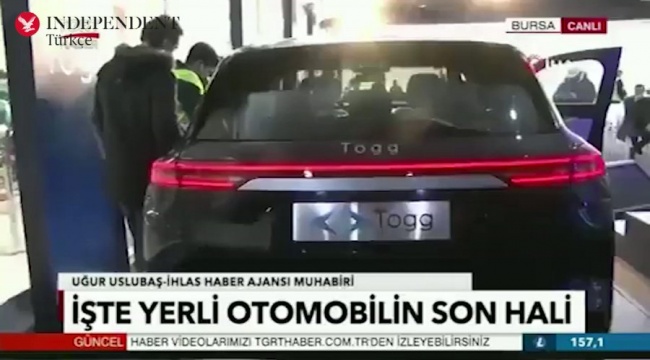 Togg tanıtımında gazeteciye sert tepki