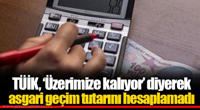 TÜİK, ‘Üzerimize kalıyor’ diyerek asgari geçim tutarını hesaplamadı