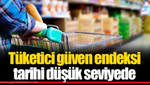 Tüketici güven endeksi tarihi düşük seviyede