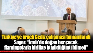Türkiye’ye örnek Gediz çalışması tamamlandı
