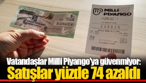 Vatandaşlar Milli Piyango'ya güvenmiyor: Satışlar yüzde 74 azaldı