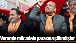 Veremle mücadele parasına çökmüşler