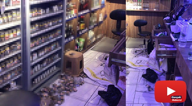 Yılbaşı öncesi tekel bayiinden yaklaşık 100 bin TL’lik ürün çaldılar