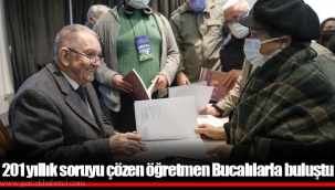 201 yıllık soruyu çözen öğretmen Bucalılarla buluştu