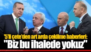 '5'li çete'den art arda çekilme haberleri: