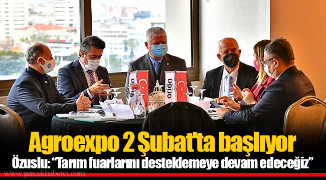 Agroexpo 2 Şubat'ta başlıyor