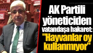 AK Partili yöneticiden vatandaşa hakaret: