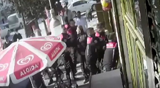 Ankara'da polis esnafı tekme tokat dövdü