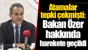 Atamalar tepki çekmişti: Bakan Özer hakkında harekete geçildi