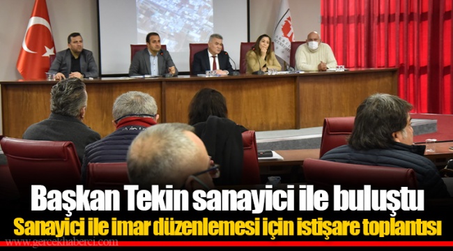 Başkan Tekin sanayici ile buluştu