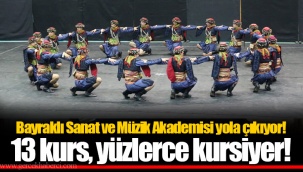 Bayraklı Sanat ve Müzik Akademisi yola çıkıyor! 13 kurs, yüzlerce kursiyer!
