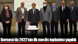 Bornova’da 2022’nin ilk meclis toplantısı yapıldı