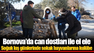 Bornova’da can dostları ile el ele