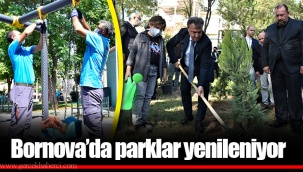 Bornova’da parklar yenileniyor