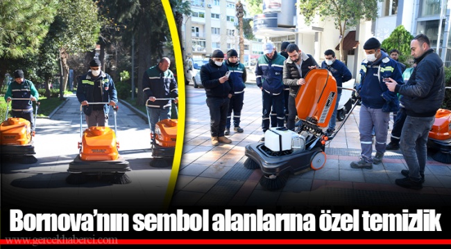 Bornova’nın sembol alanlarına özel temizlik