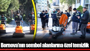 Bornova’nın sembol alanlarına özel temizlik
