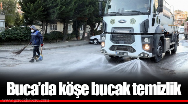 Buca’da köşe bucak temizlik