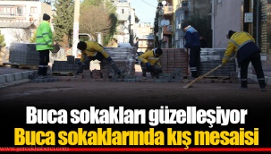 Buca sokakları güzelleşiyor