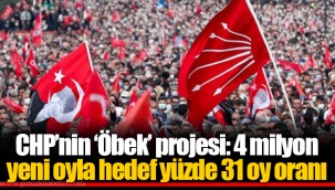 CHP’nin ‘Öbek’ projesi: 4 milyon yeni oyla hedef yüzde 31 oy oranı