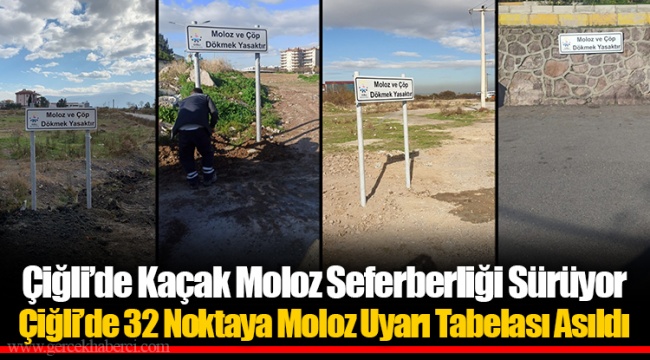 Çiğli’de Kaçak Moloz Seferberliği Sürüyor