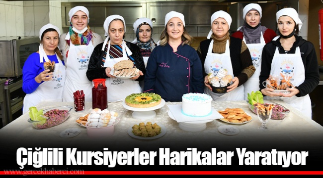 Çiğlili Kursiyerler Harikalar Yaratıyor