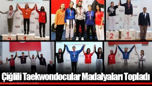 Çiğlili Taekwondocular Madalyaları Topladı