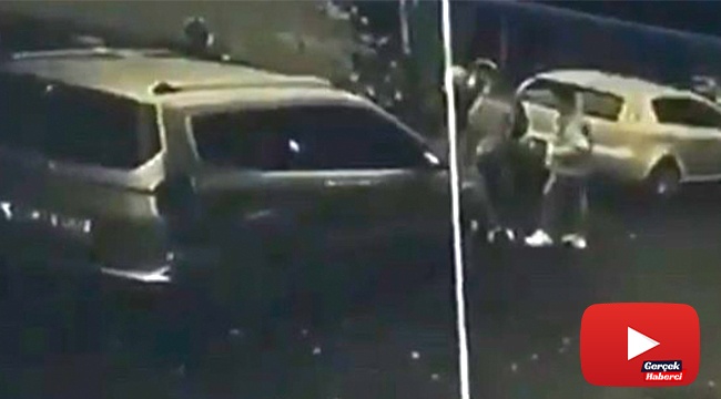 Çocukların ölümden kıl payı kurtulduğu kaza kamerada