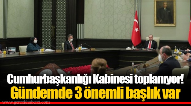 Cumhurbaşkanlığı Kabinesi toplanıyor! Gündemde 3 önemli başlık var