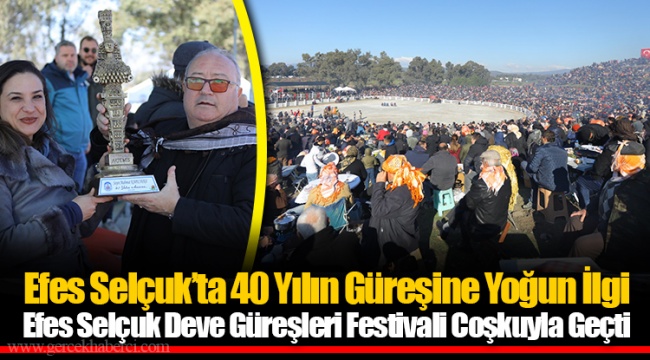 Efes Selçuk’ta 40 Yılın Güreşine Yoğun İlgi