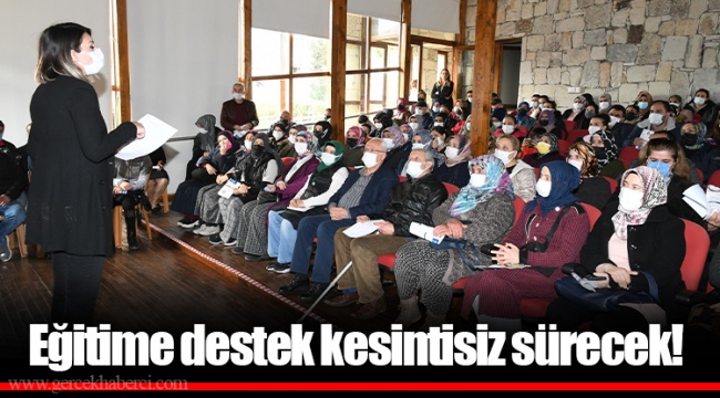 Eğitime destek kesintisiz sürecek!