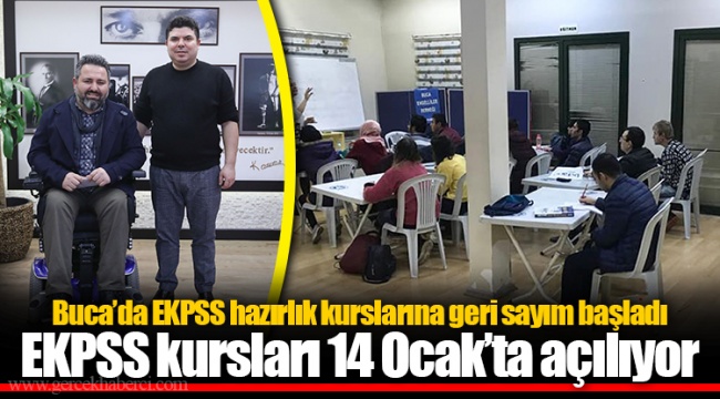 EKPSS kursları 14 Ocak’ta açılıyor