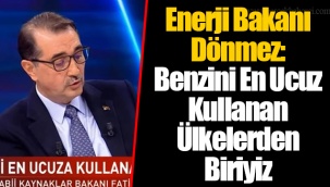 Enerji Bakanı Dönmez: Benzini En Ucuz Kullanan Ülkelerden Biriyiz