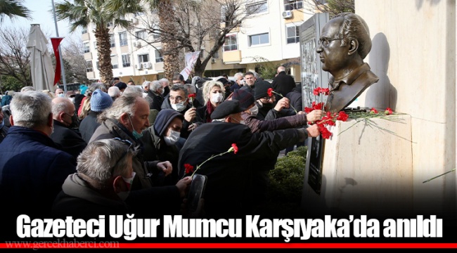 Gazeteci Uğur Mumcu Karşıyaka’da anıldı