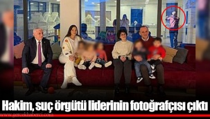 Hakim, suç örgütü liderinin fotoğrafçısı çıktı