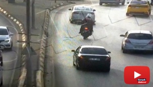 Hamile eşini hastaneye yetiştiriyordu trafiğe takıldı, imdadına polis yetişti