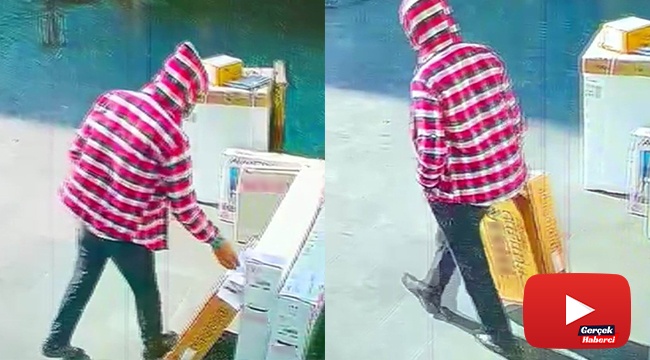 Hırsızın rahatlığı pes dedirtti