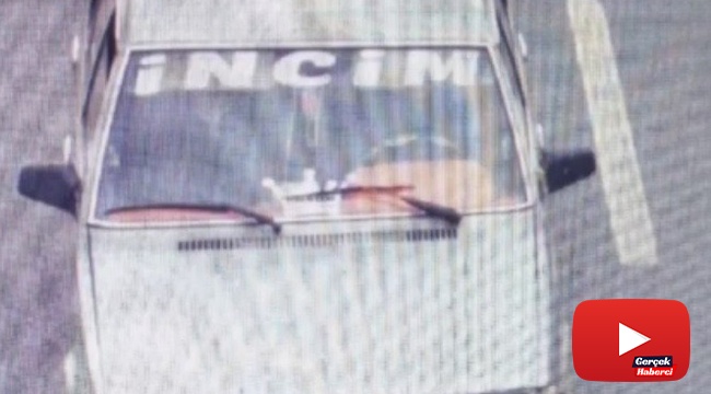 Hırsızları otomobilin ön camındaki &#039;İncim&#039; yazısı ele verdi