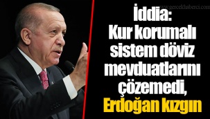 İddia: Kur korumalı sistem döviz mevduatlarını çözemedi, Erdoğan kızgın