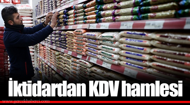 İktidardan KDV hamlesi