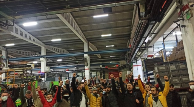 İşçiler kendilerini fabrikaya kapattı, çatıya çıktı: 108 gözaltı